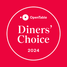 OpenTable Diners' Choice award